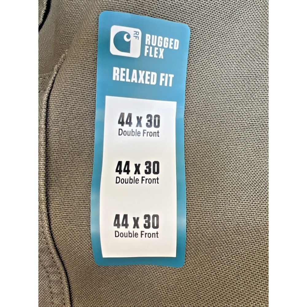 Carhartt 103334 Rugged Flex Double Front Work Pants 44x30 Tarmac NWT Hammer Loop - Picture 9 of 11